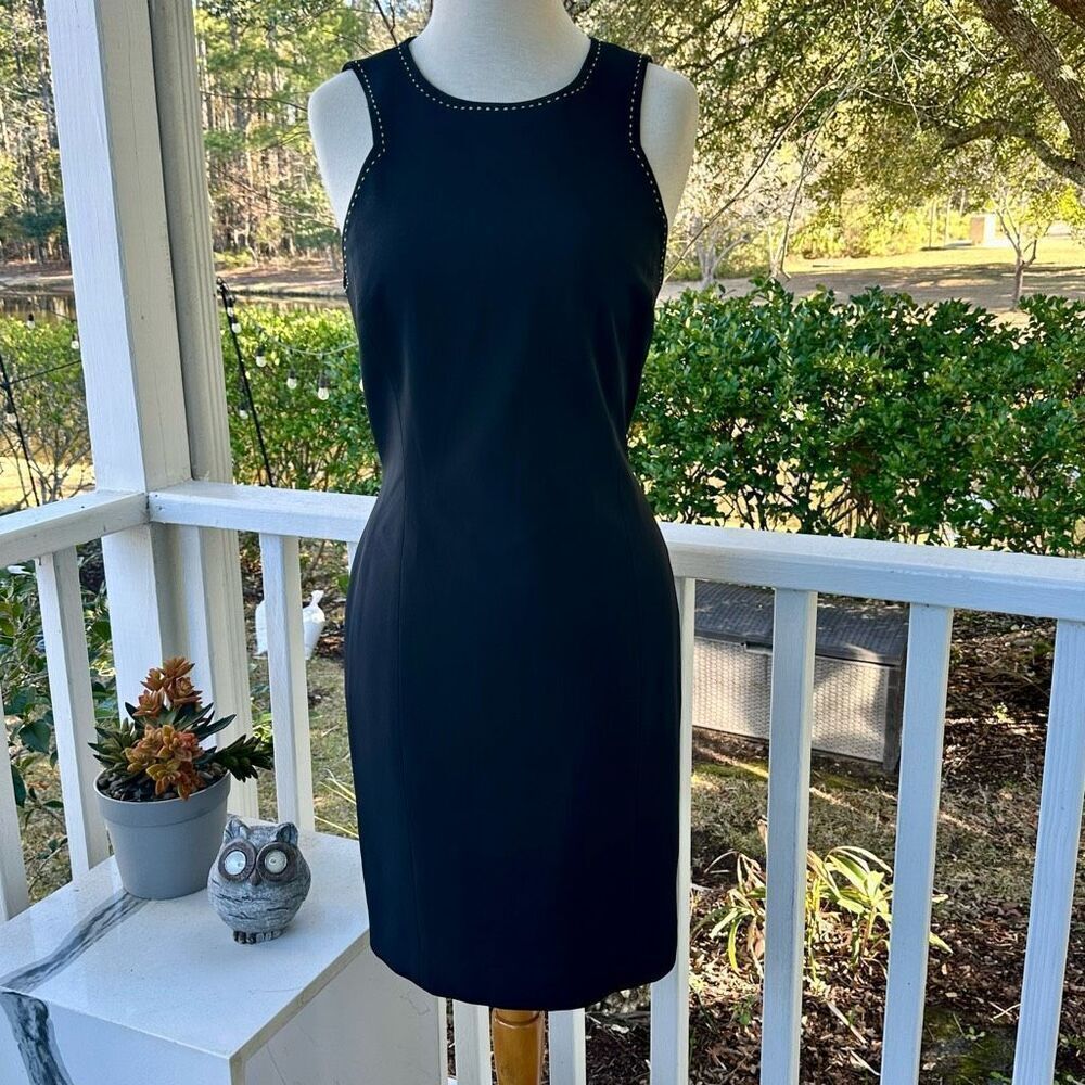 W by Worth Little Black Sheath Dress